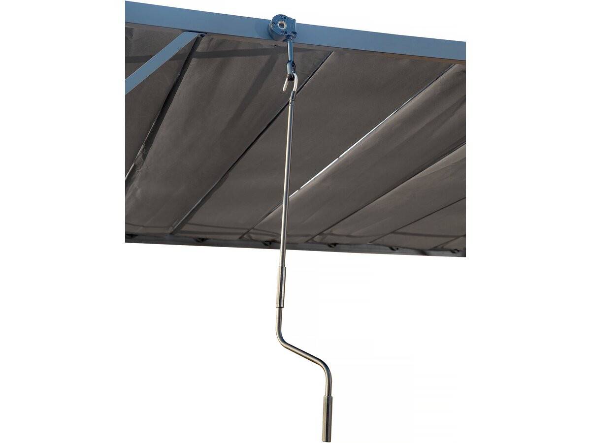 Habitat Et Jardin - Pergola Bioclimatique En Tissu "lodge" 3 X 4 M - Anthracite -habitat Et Jardin - Image 4