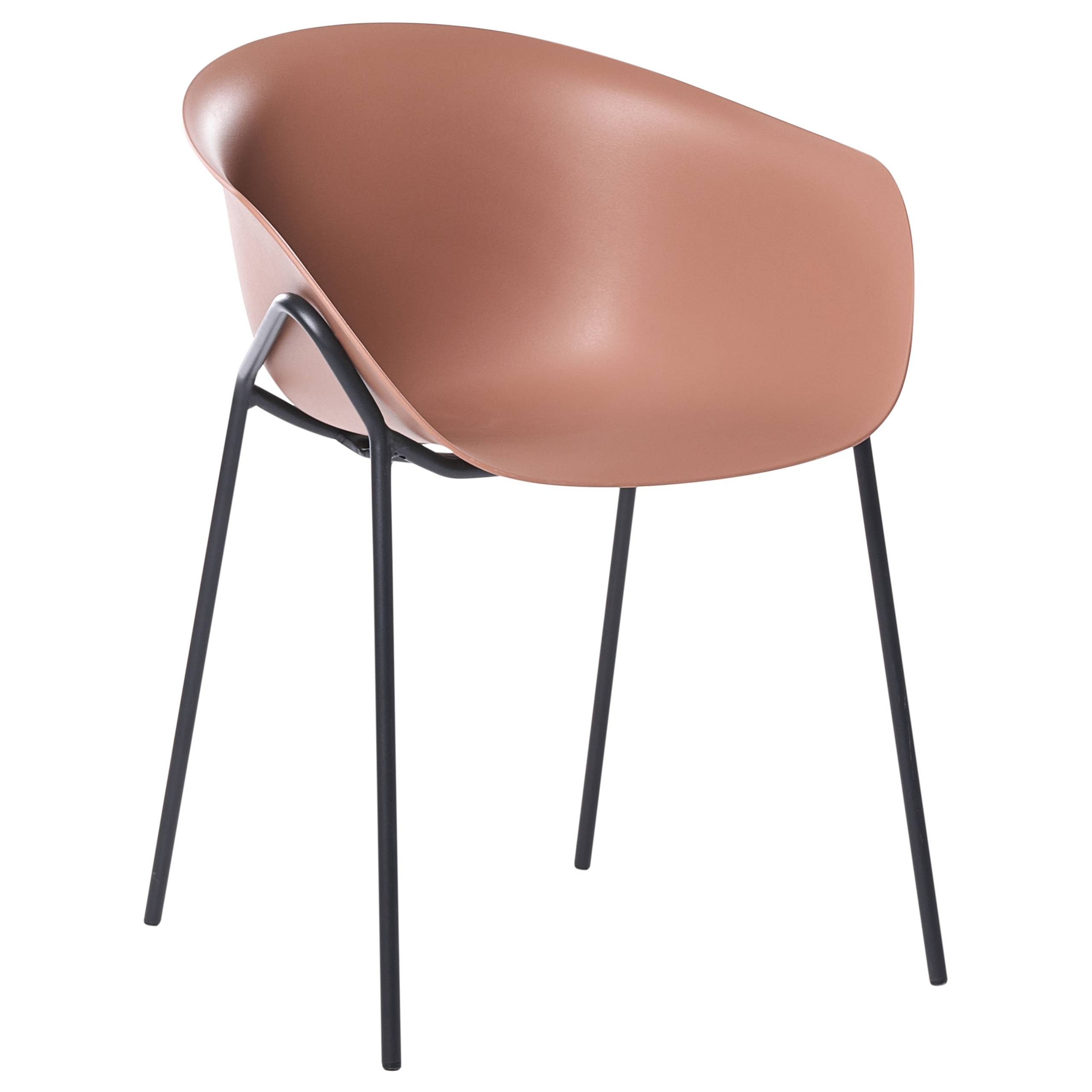 Beliani - Chaise de salle à manger Polypropylène Marron METEORA - Beliani - Image 3