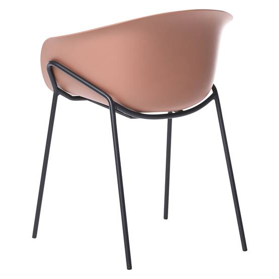 Beliani - Chaise de salle à manger Polypropylène Marron METEORA - Beliani - Image 5
