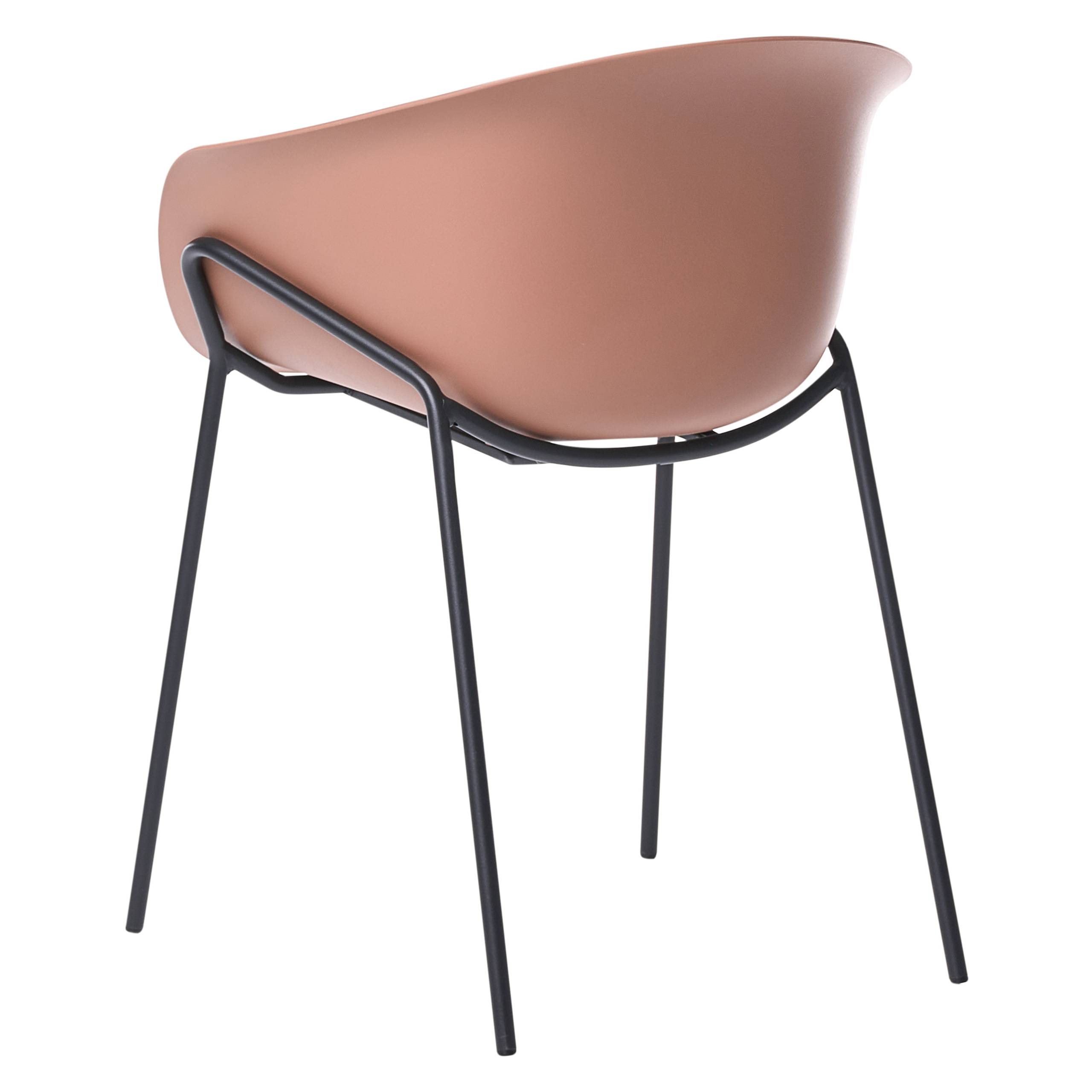 Beliani - Chaise de salle à manger Polypropylène Marron METEORA - Beliani - Image 5