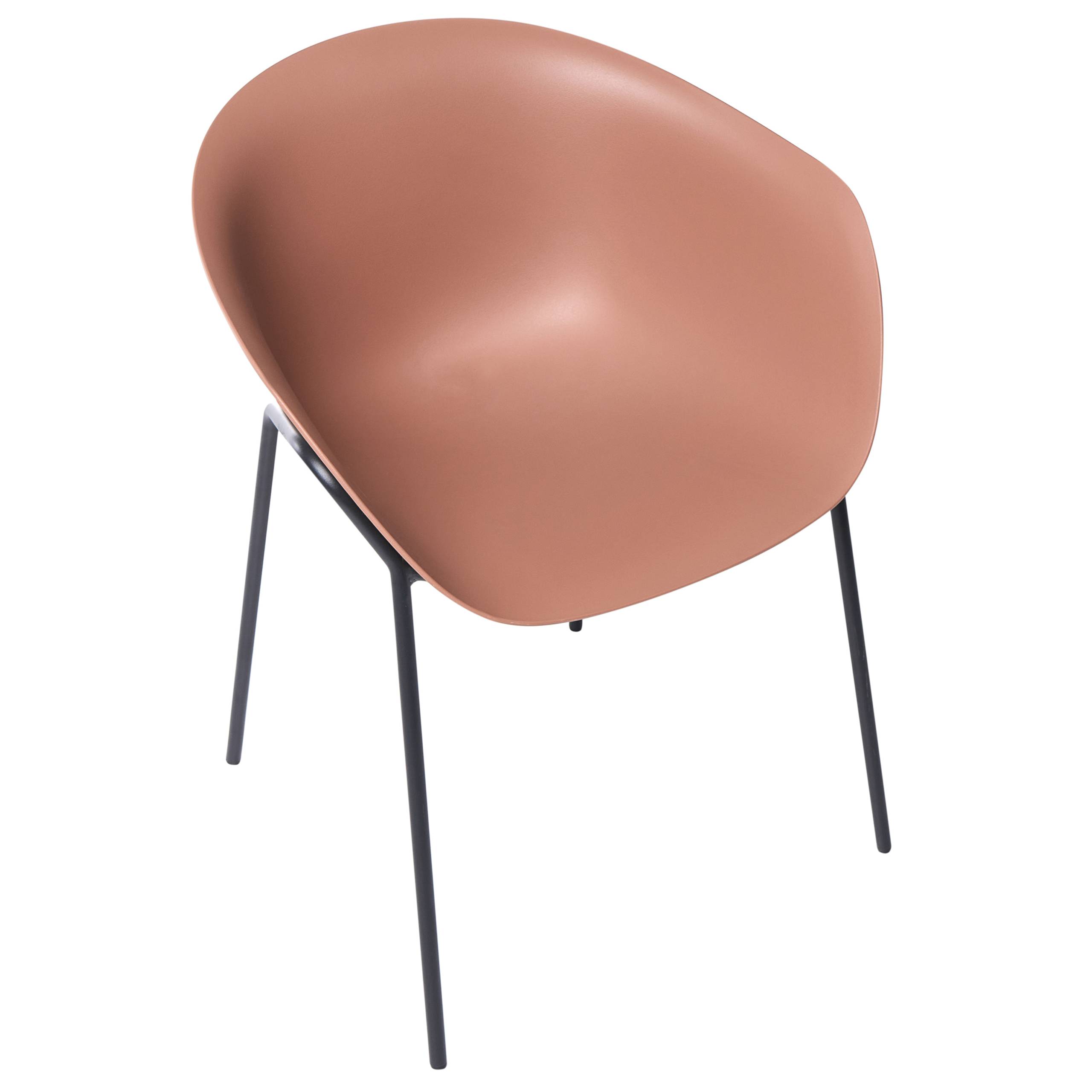 Beliani - Chaise de salle à manger Polypropylène Marron METEORA - Beliani - Image 6