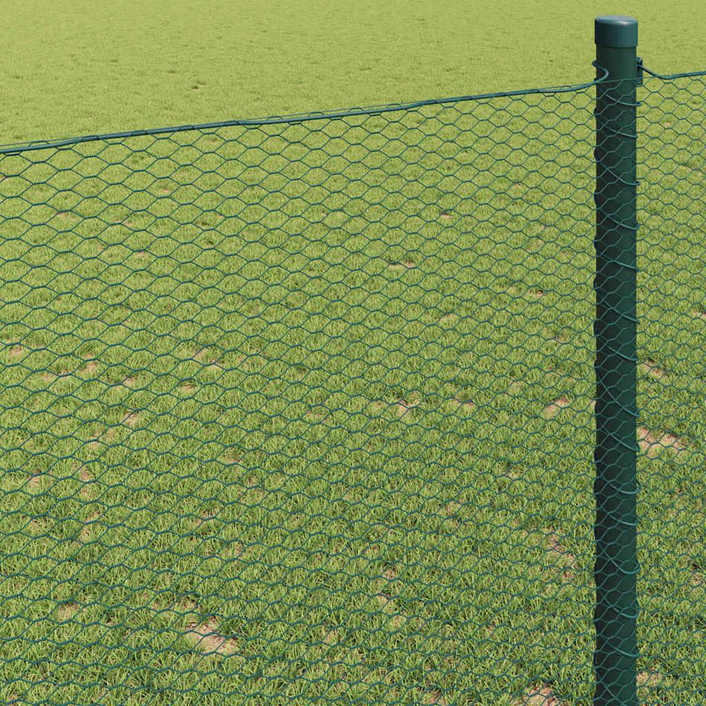Clôture hexagonale PVC vert 50 x 1.2 m, Poids :15kg - PANGIVO - Image 4