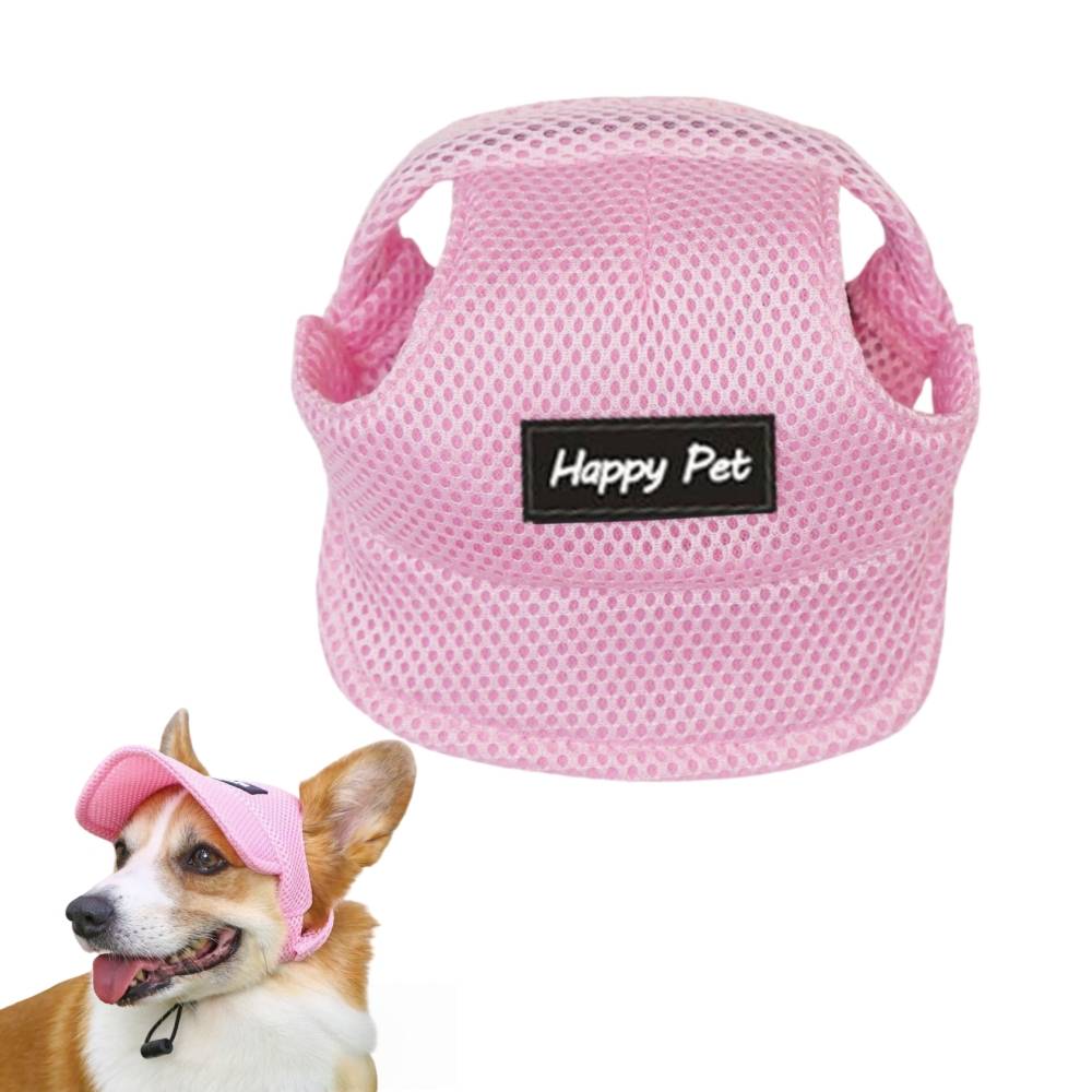 Chapeau de soleil rose pour chien m - IntiMeg - Image 1