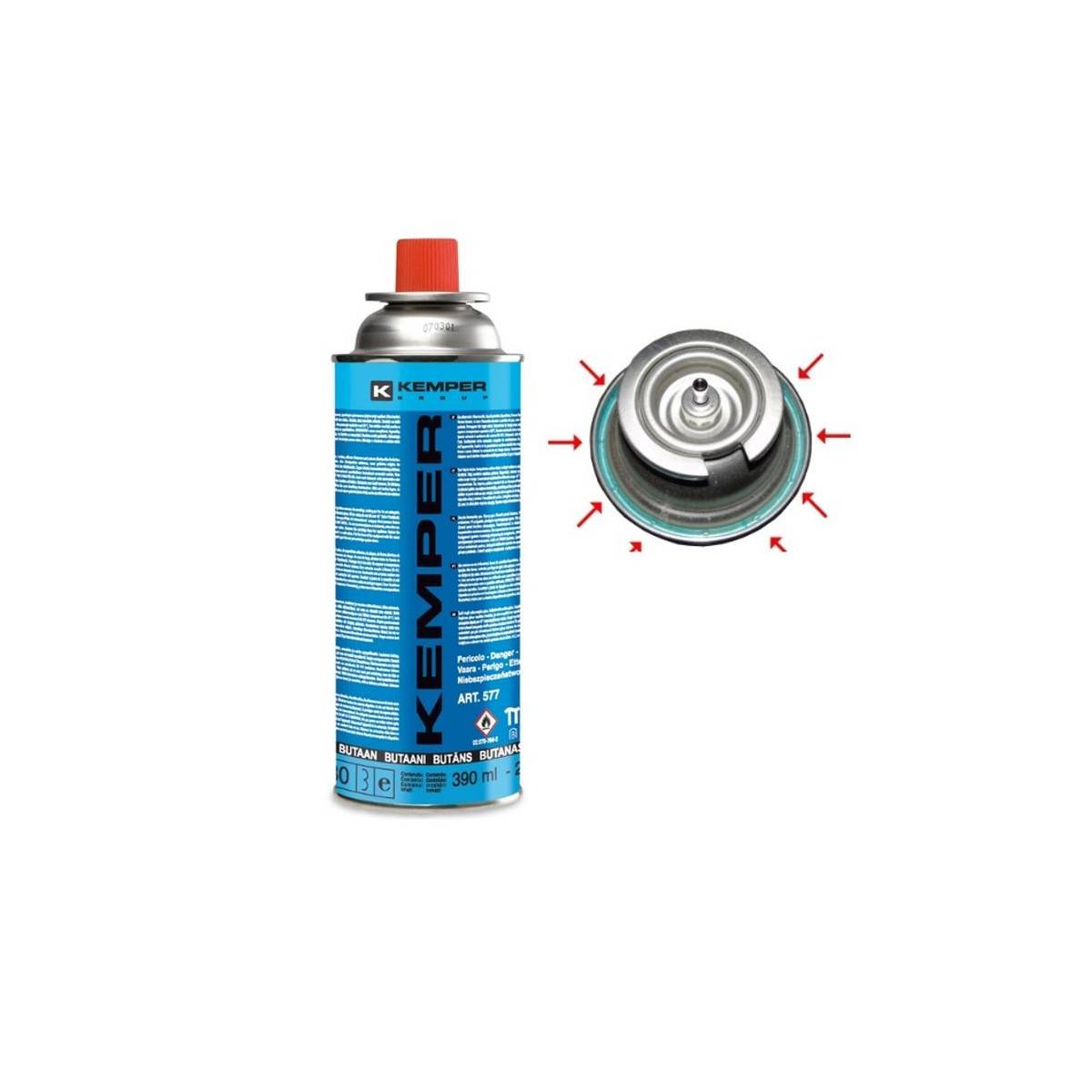 Desherbeur thermique piezo Chalumeau gaz pour cartouche gaz UN2037 encliquetable Brule herbes - Image 3