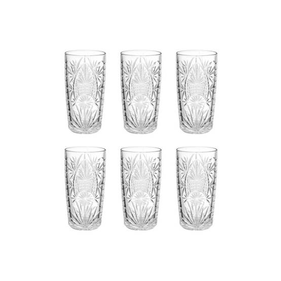 Lot de 6 Gobelets Hauts "Ayla" 35cl Transparent - Image 1