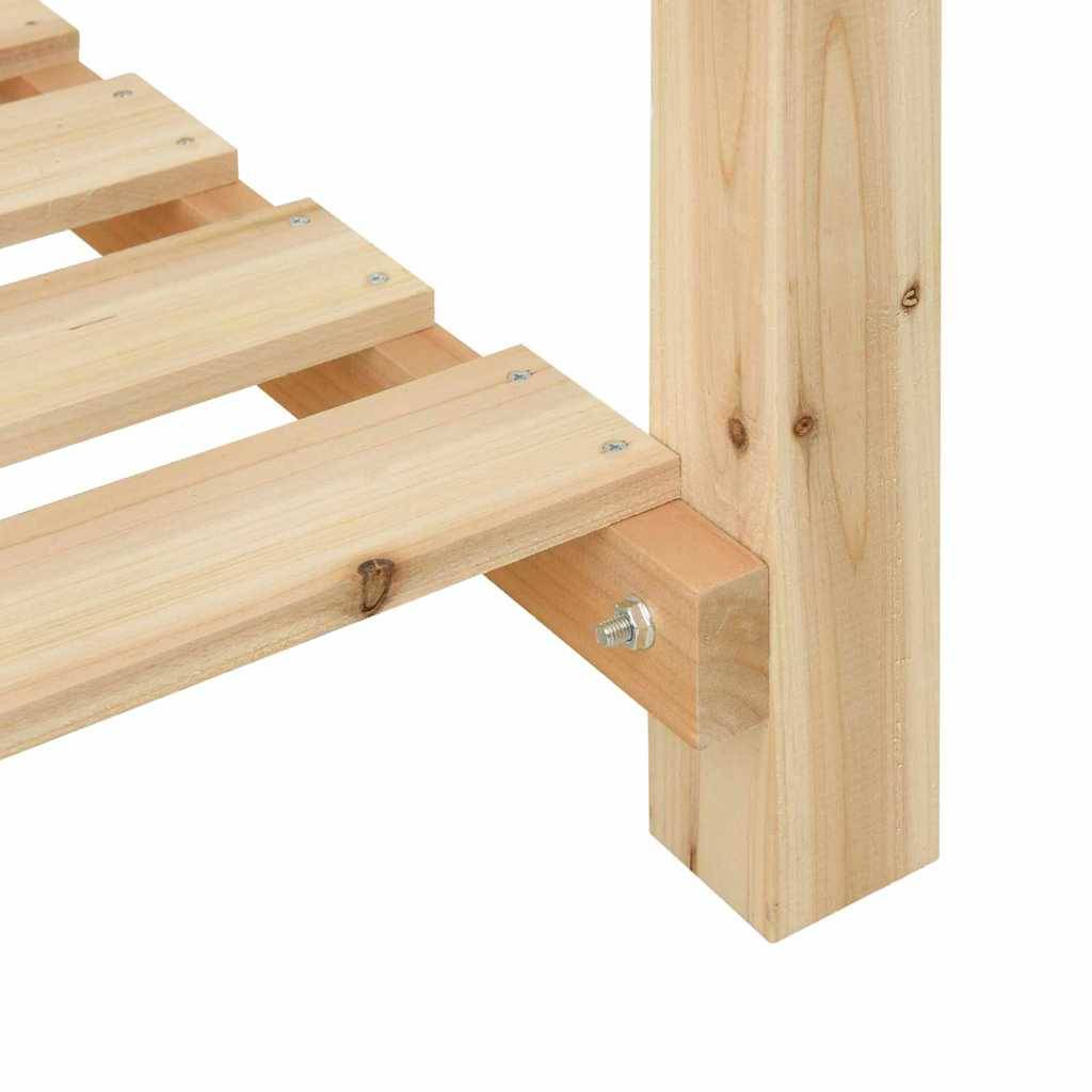 Cache-pot | Bac à fleurs de jardin avec étagère Beige 60,5 x 60 x 76,5 cm - Image 9
