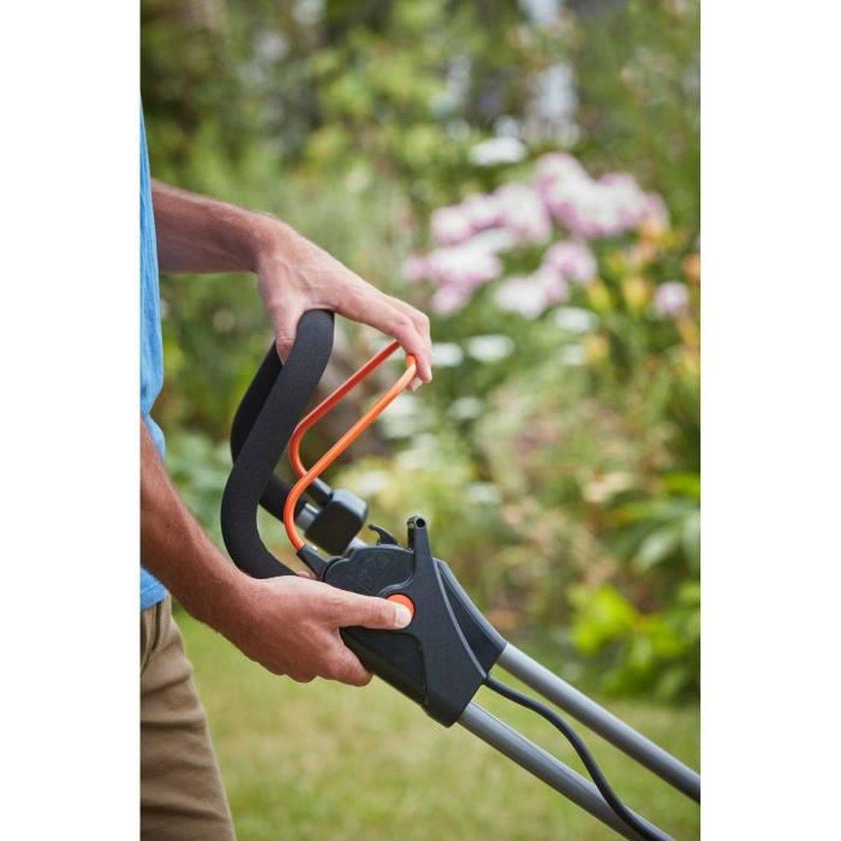 Tondeuse sur batterie 33 cm, sac 35 L, 5 hauteurs 25-65 mm - Black+Decker - Image 7