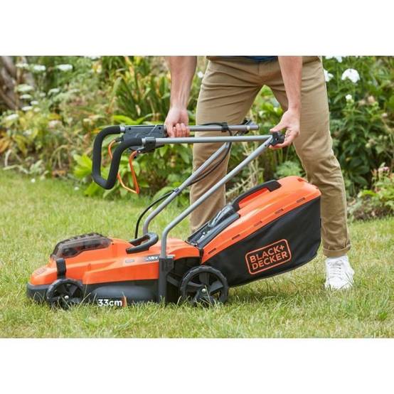 Black & Decker - Tondeuse sur batterie 33 cm, sac 35 L, 5 hauteurs 25-65 mm - Black+Decker - Image 5