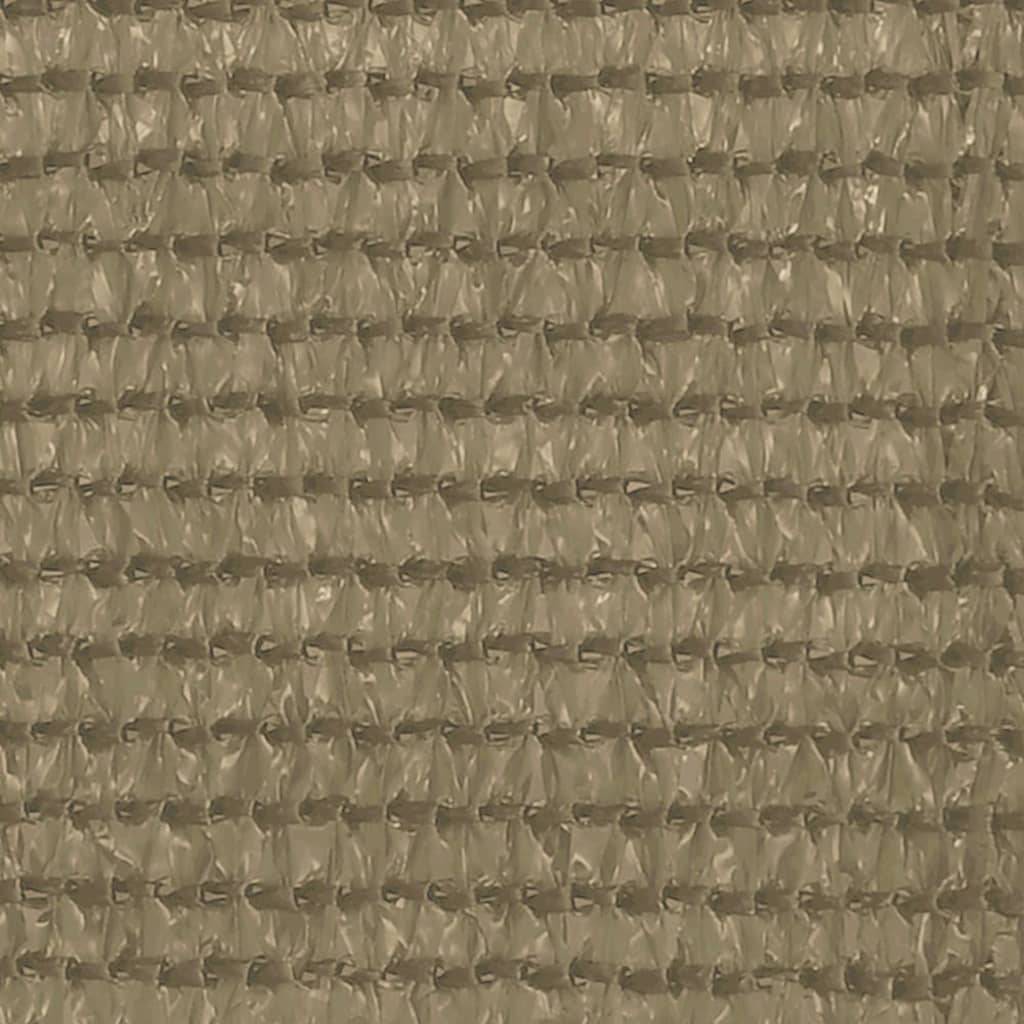 Écran de balcon PEHD taupe 500 x 75 cm - PANGIVO - Image 4