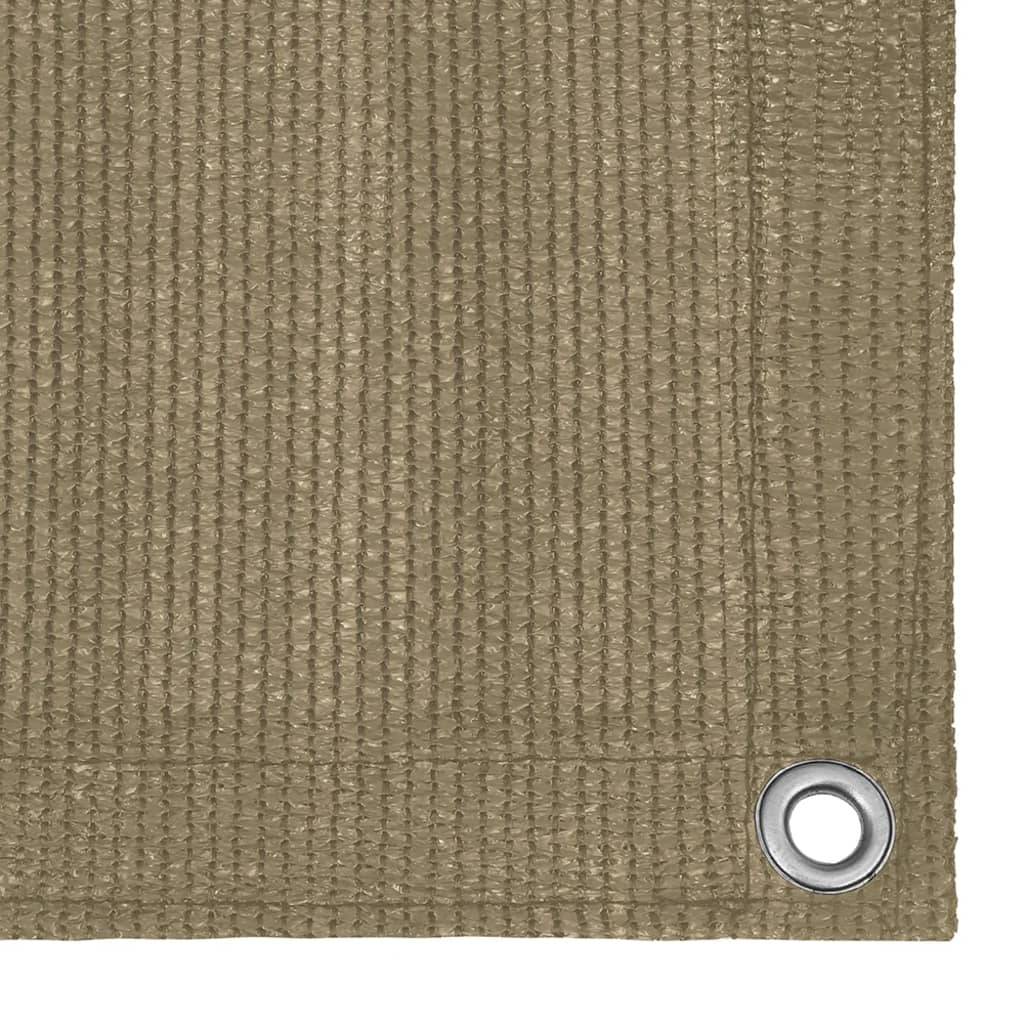 Écran de balcon PEHD taupe 500 x 75 cm - PANGIVO - Image 2
