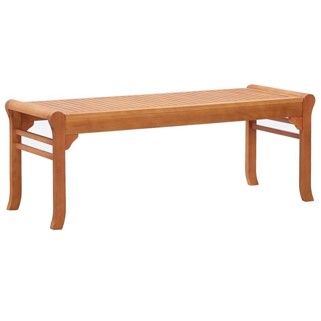 PANGIVO - Banc de jardin bois d'eucalyptus naturel 120 x 44 x 45 cm - PANGIVO - Image 1