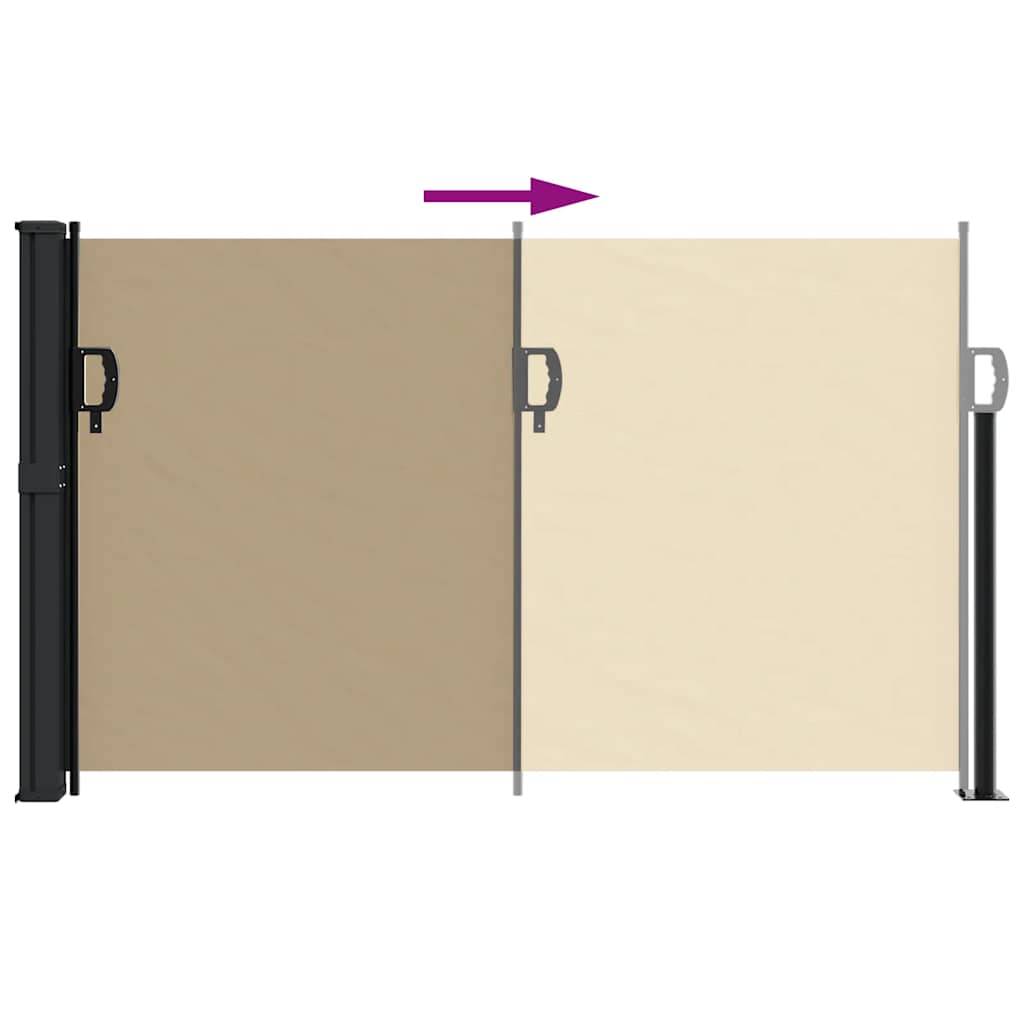 Maison Chic - Store Banne - Auvent latéral rétractable beige 117x300 cm - MEUBLE PRO - Image 5