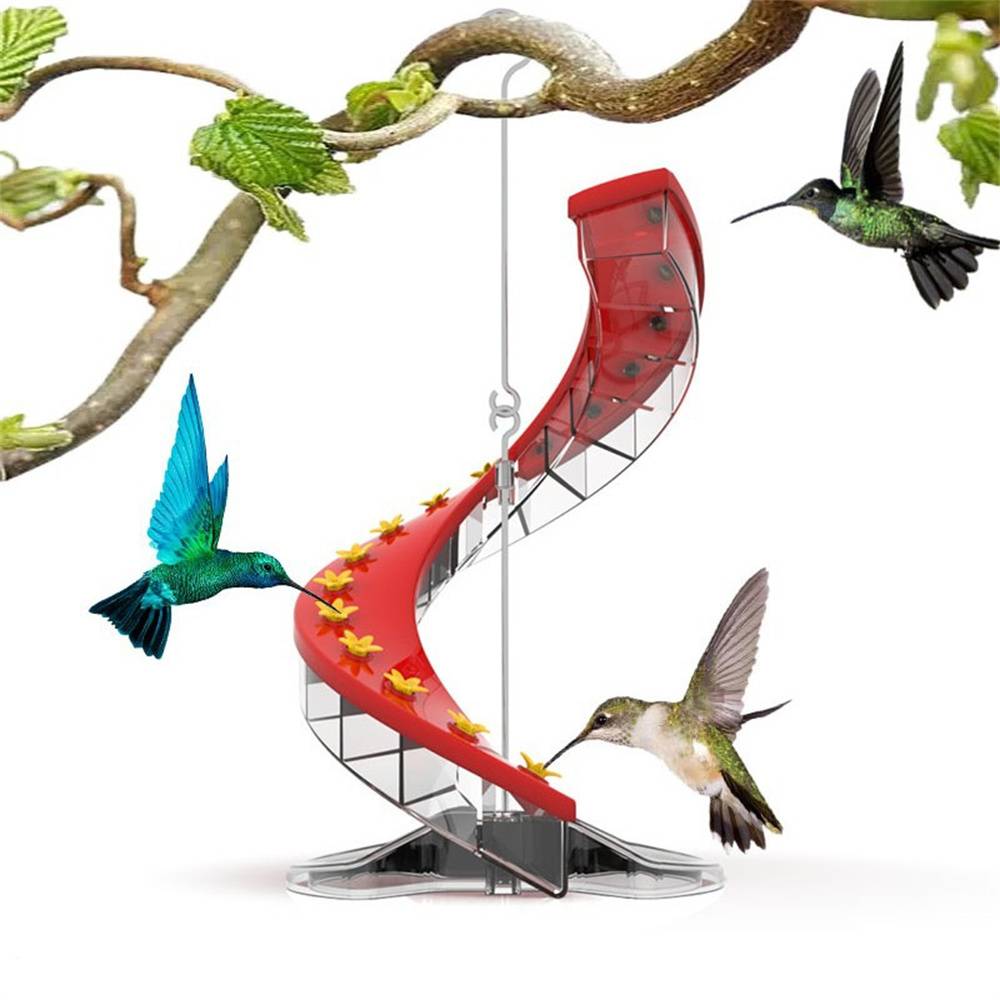 IntiMeg - Mangeoire à oiseaux à suspendre facile à nettoyer et étanche pour décoration de jardin IntiMeg - Image 1