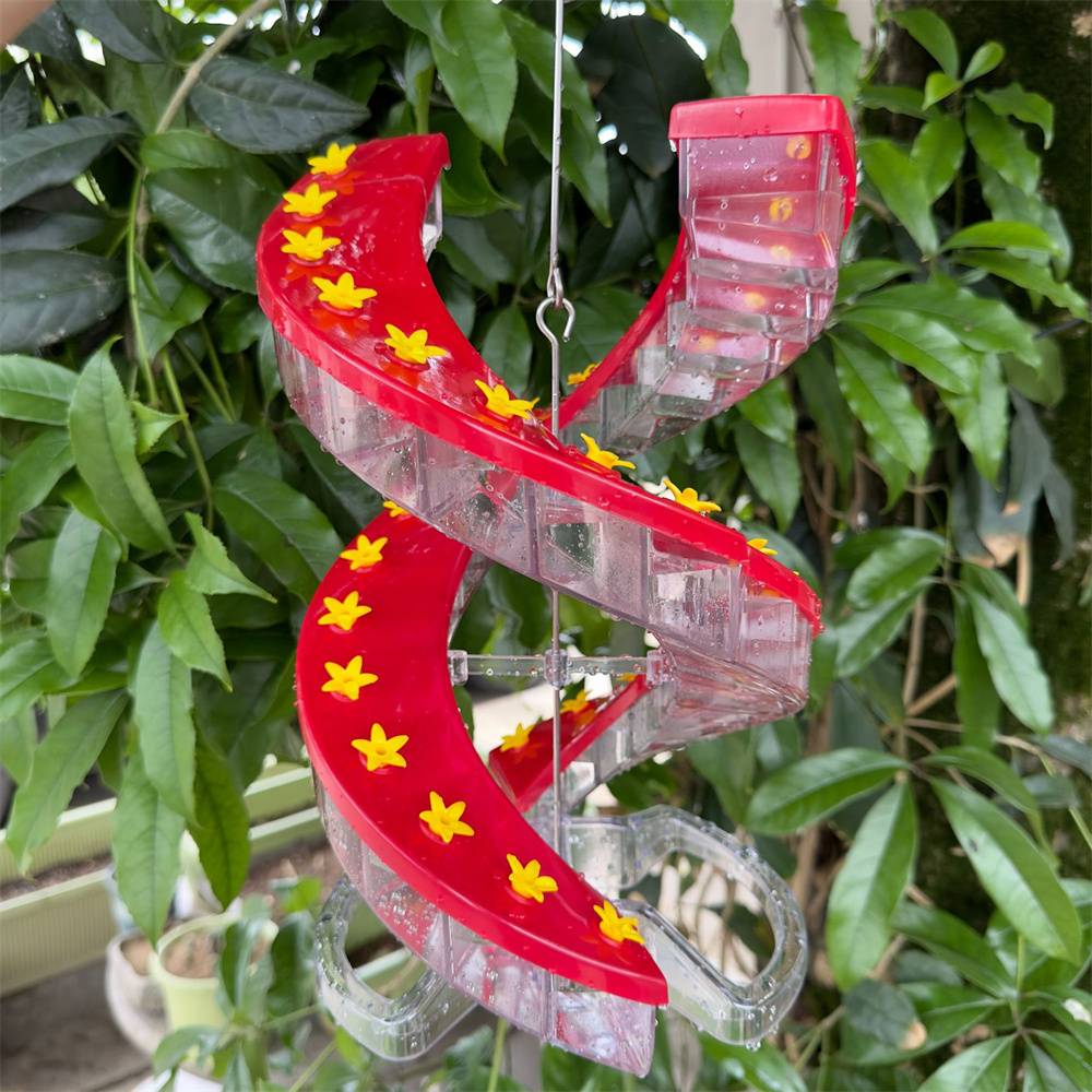 IntiMeg - Mangeoire à oiseaux à suspendre facile à nettoyer et étanche pour décoration de jardin IntiMeg - Image 4