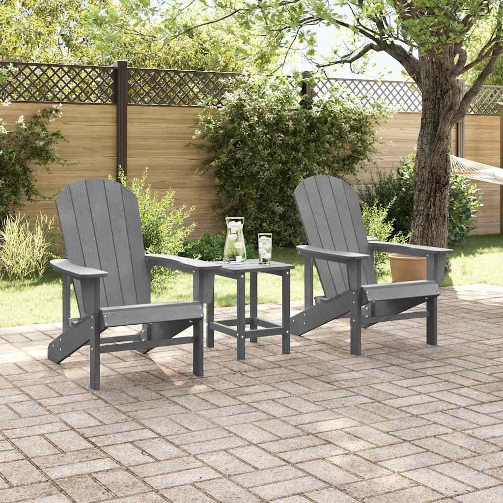 PANGIVO - Chaise de jardin Polyéthylène Gris clair 82 x 74 x 92 cm, Poids :33.6kg - PANGIVO - Image 3