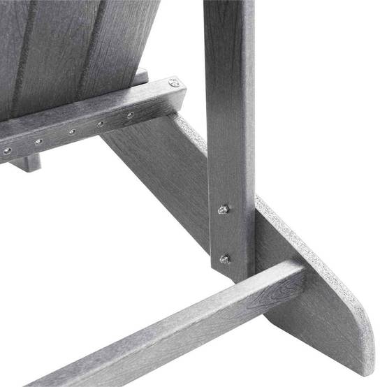 PANGIVO - Chaise de jardin Polyéthylène Gris clair 82 x 74 x 92 cm, Poids :33.6kg - PANGIVO - Image 9