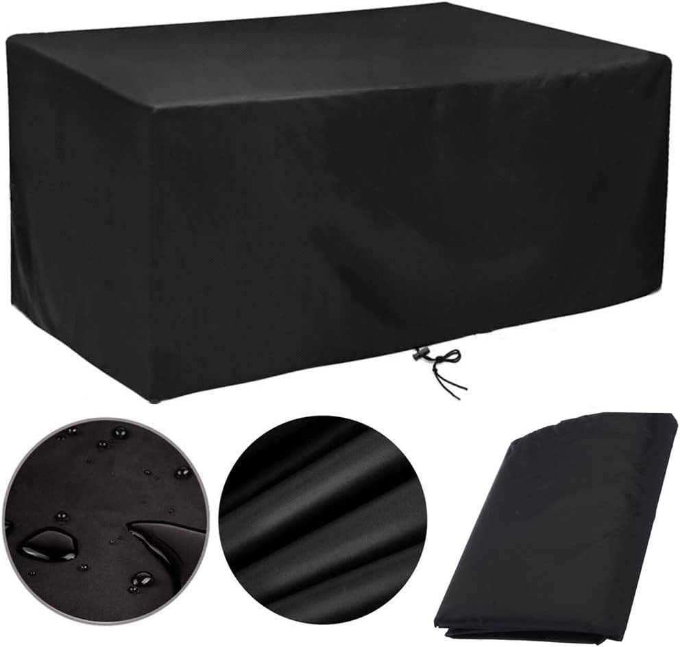IntiMeg - Housse Salon de Jardin 160x100x75cm Rectangulaire Imperméable Bache de Protection Exterieur Housse de Meuble Anti-UV Tissu Oxford IntiMeg - Image 1