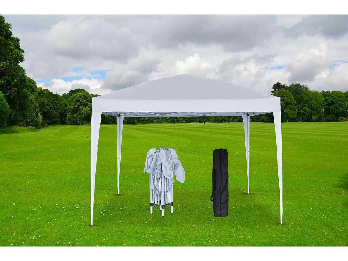 Habitat Et Jardin - Tonnelle De Jardin Pliante "svetlana 3" - 9 M² - 3 X 3 M - Blanc -habitat Et Jardin - Image 2