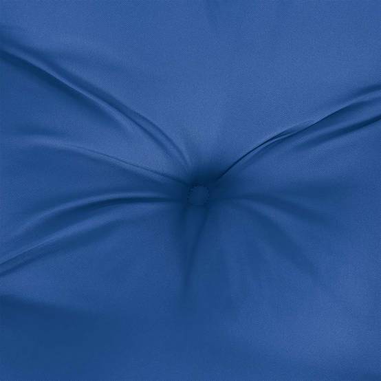 Coussin de palette bleu 58x58x10 cm tissu Maison Chic - Image 5