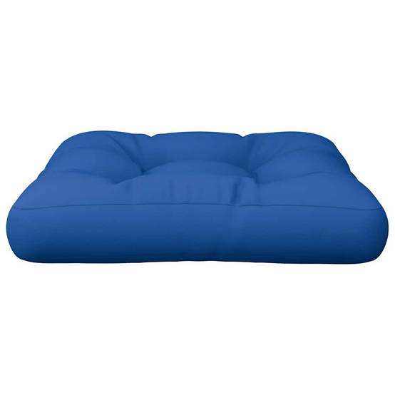 Coussin de palette bleu 58x58x10 cm tissu Maison Chic - Image 4