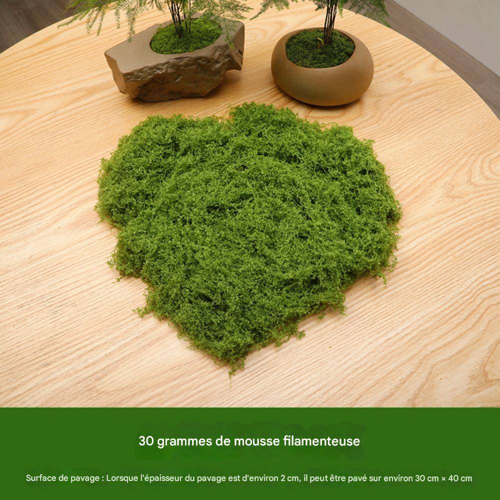 Mousse Artificielle 30g x 2 pour Décoration Jardin - Aspect Naturel et Sans Entretien - Lytech - Image 2