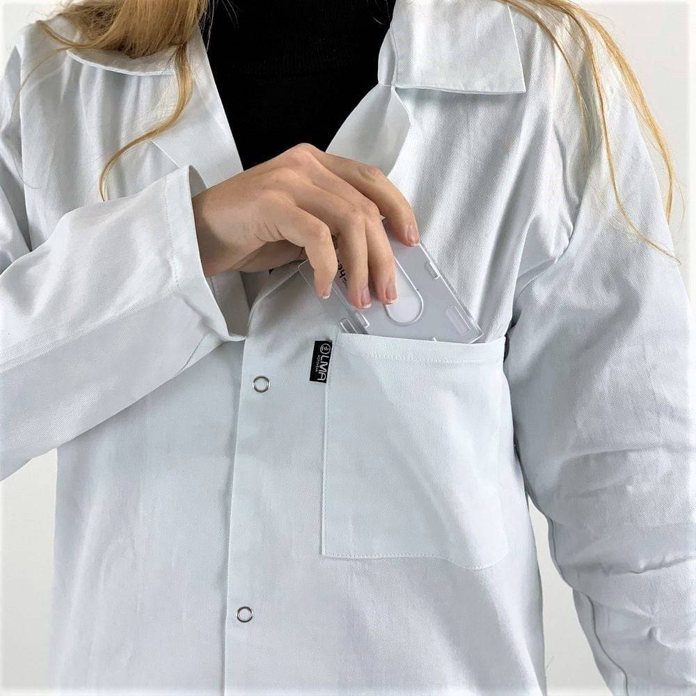 Blouse blanche chimie étudiant et lycéen Pigment LMA Blanc XXL - Image 4
