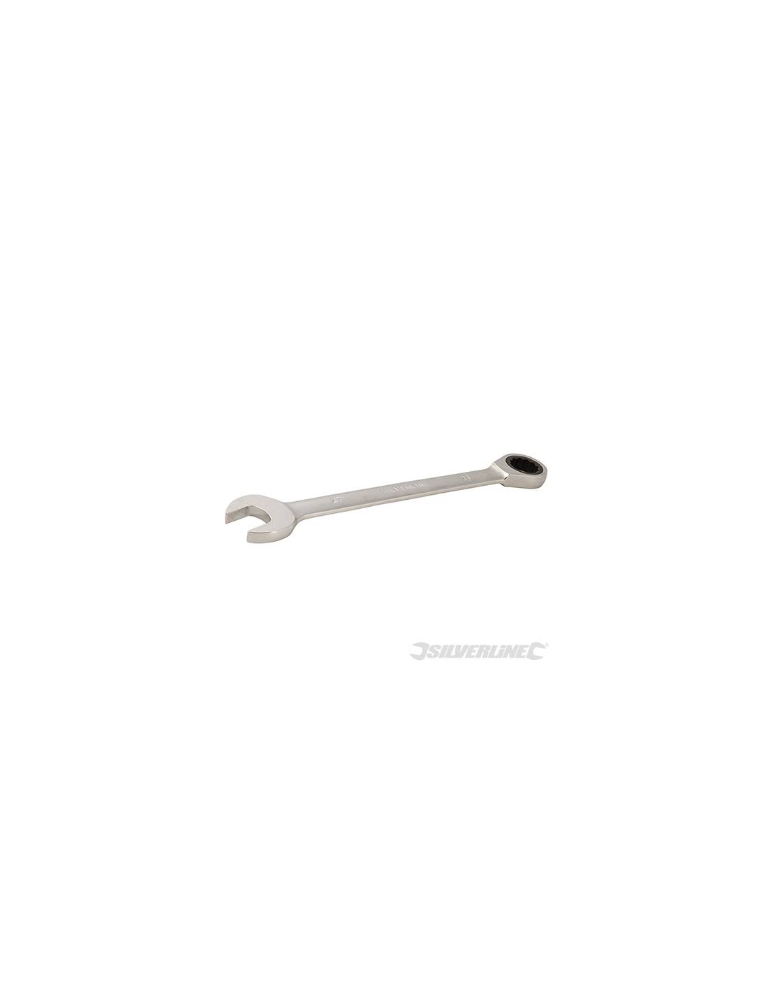 Silverline - Clé Mixte à Cliquet Et Tête Droite - 27 Mm