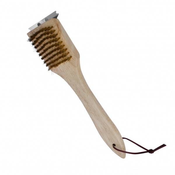Cook in Garden - Brosse de nettoyage 2-en-1 en cuivre et inox pour grille de barbecue Cook’in Garden - Image 1