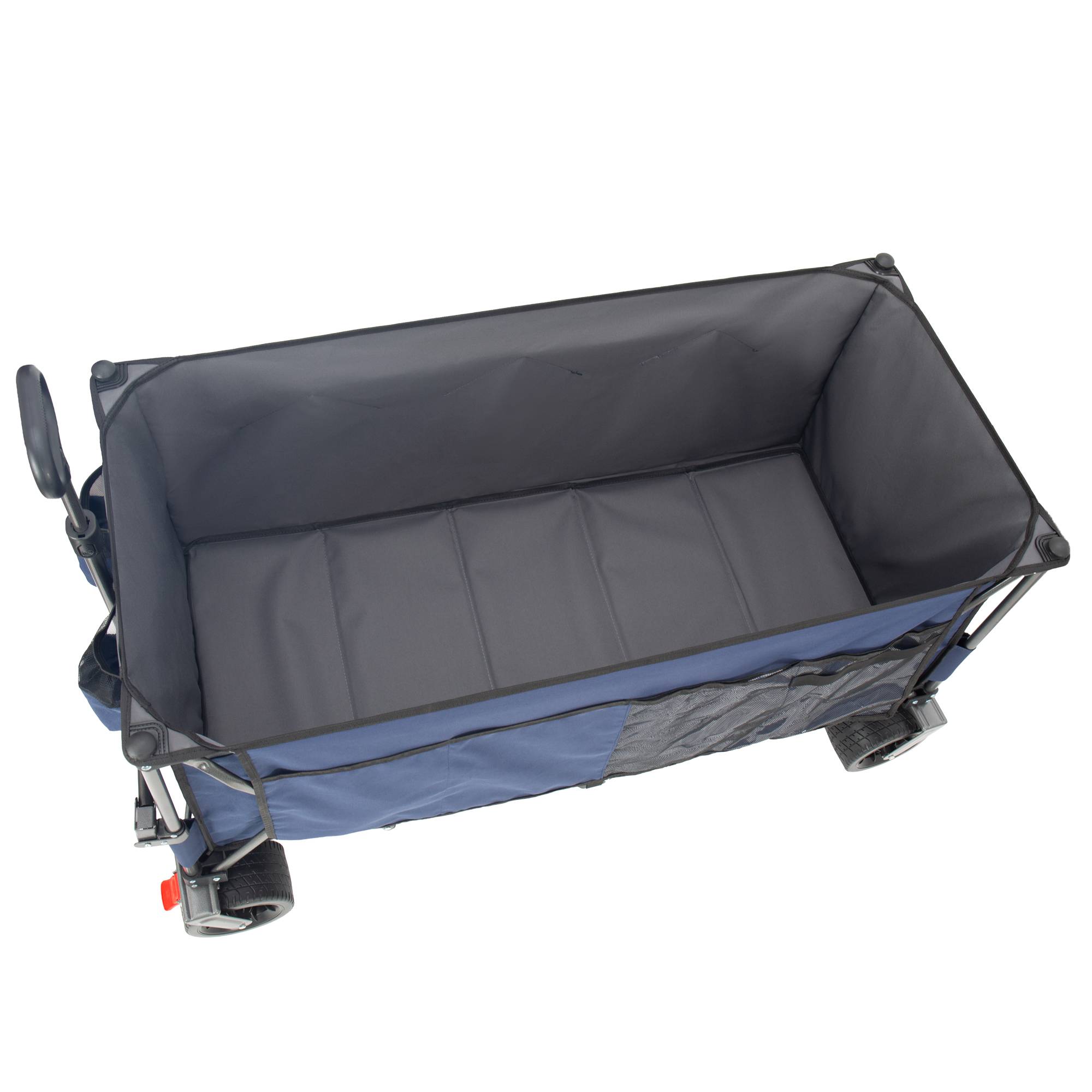 ComfortXL - Chariot pliable XXL acier tout-terrain jardin camping 300 L charge statique 250 kg bleu gris - ComfortXL Outdoor Living - Image 7