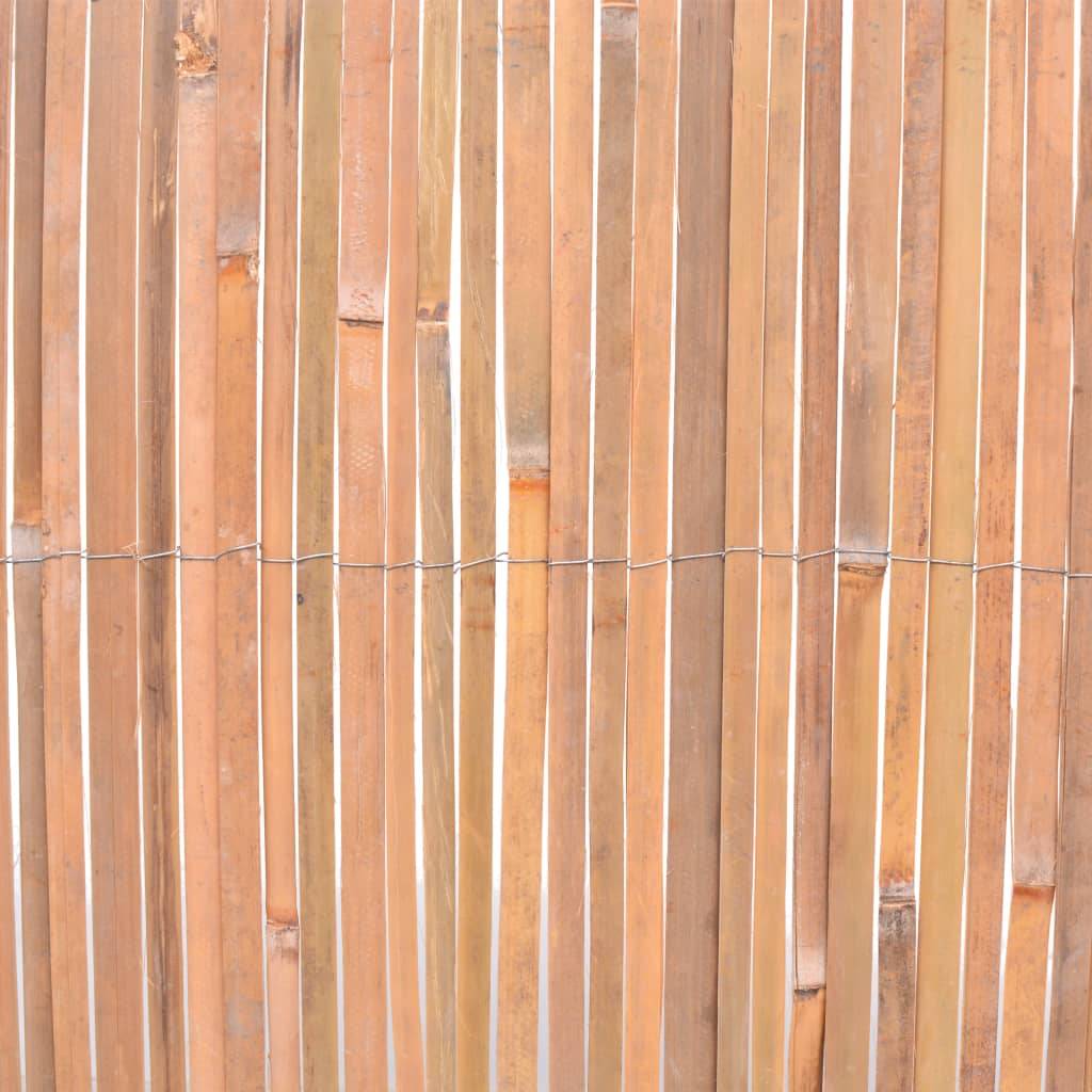 Clôture de jardin - Barrière de jardin - Palissade en bambou 100 x 400 cm - MEUBLE PRO - Image 4