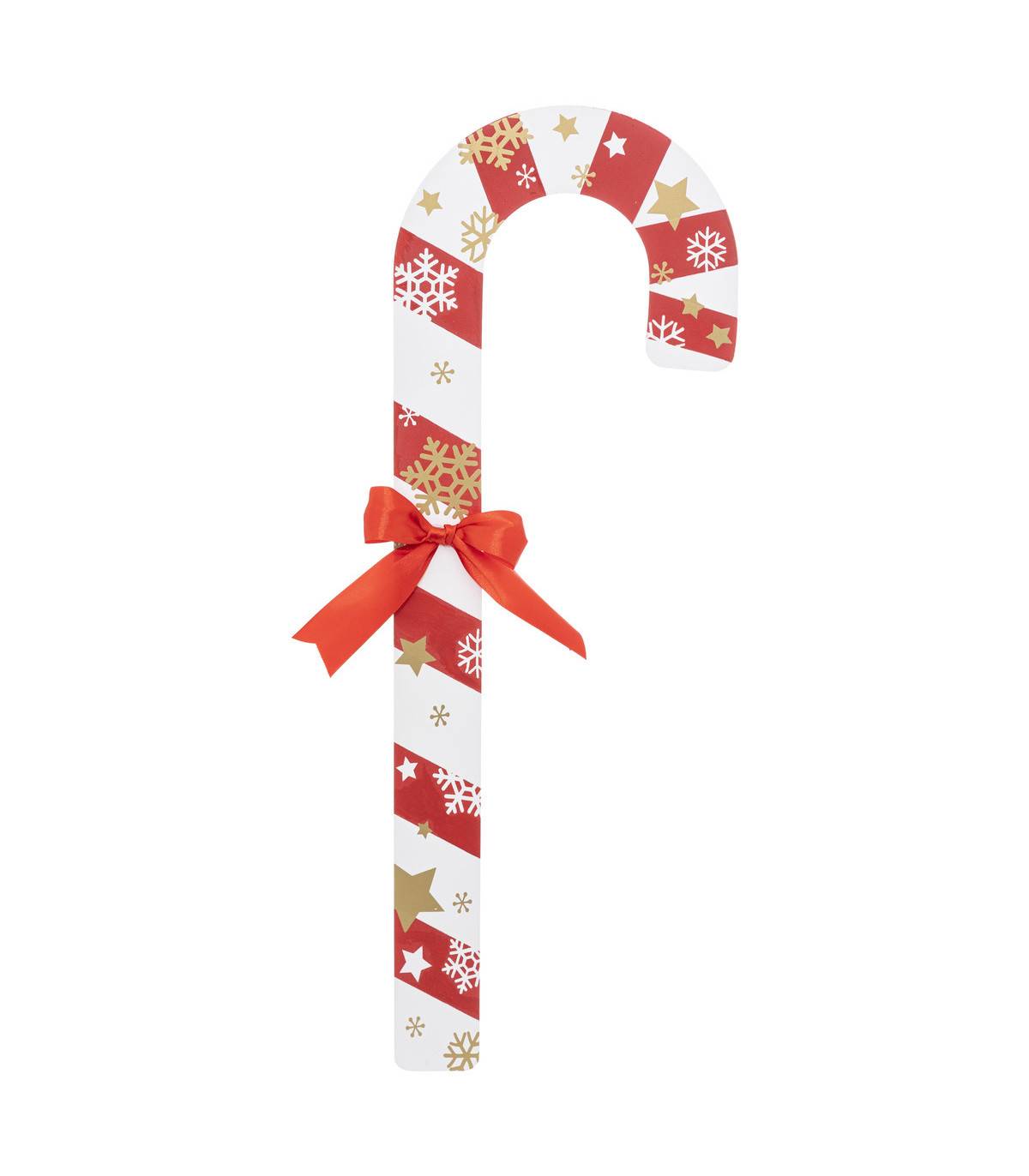 Fééric Lights & Christmas - Suspension de Noël Sucre Orge en bois H 65 cm - Image 1