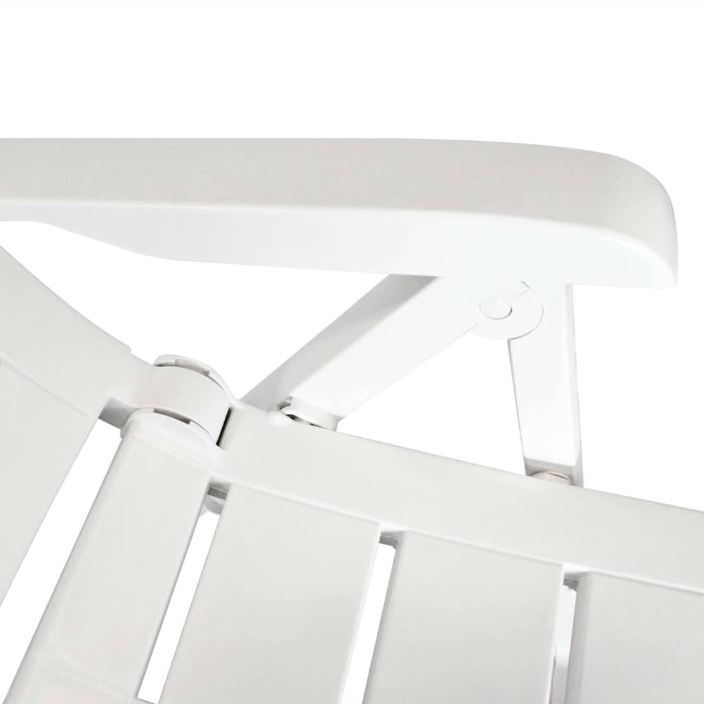 Prolenta Premium - Chaises de jardin plastique blanc  60 x 61 x 108 cm  - Prolenta premium p3240.7 - Image 5