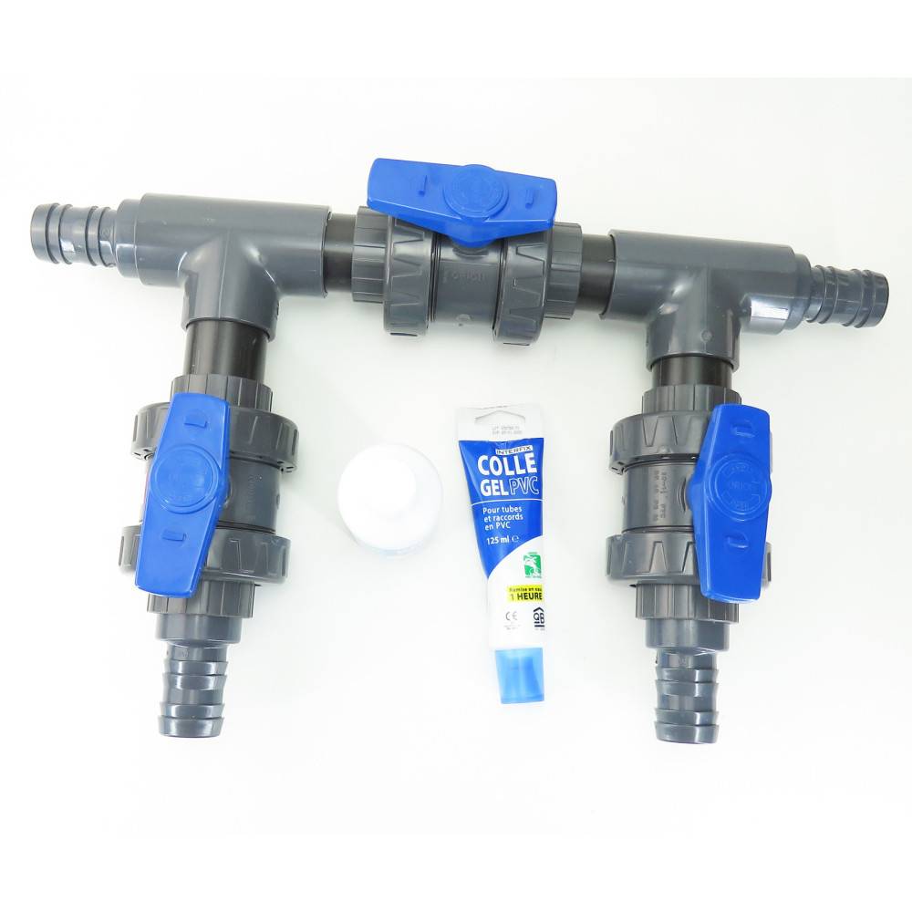 Kit by pass en ø 38 mm - colle et décapant en plus pour piscine. - Image 2