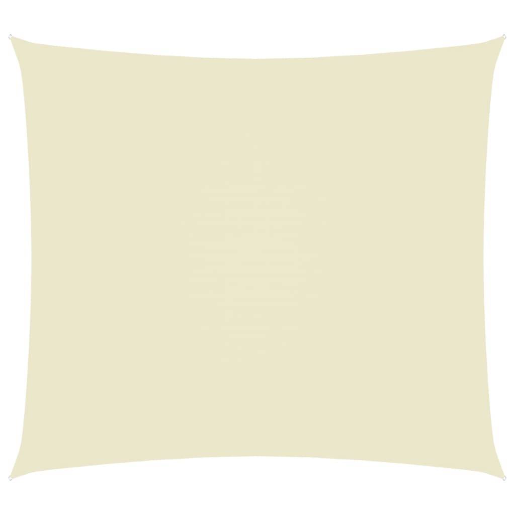 Helloshop26 - Voile toile d'ombrage parasol tissu oxford rectangulaire 2 x 3 m crème - Image 1