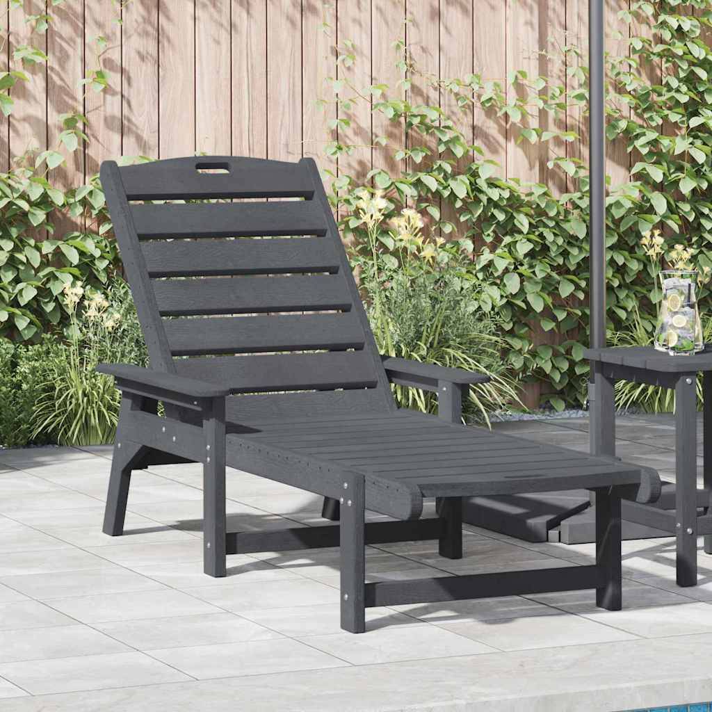 Vidaxl - Transat Gris clair HDPE vidaXL 42006640