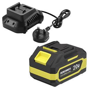 Scie Circulaire Sans Fil,Scie Circulaire Pour le Bois 4000RPM,2 * 4,0Ah Batterie,Profondeur de Coupe Max: 54mm-38mm,3 Lame +Sac en Toile - Image 5