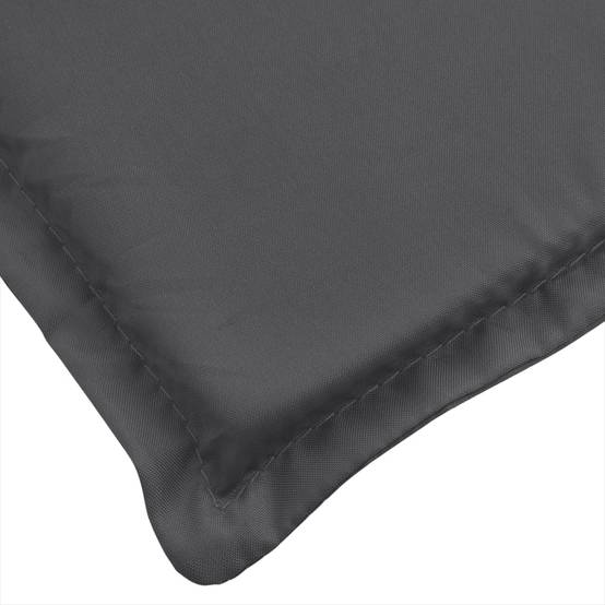 Coussin Bain de soleil | Coussin de chaise longue anthracite mélangé 200x50x4 cm tissu Maison Chic - Image 6