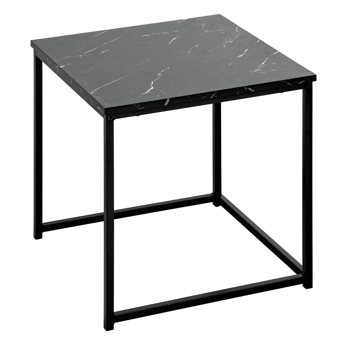 Lot de 2 Tables d'Appoint Gigognes "Jones" 40cm Noir - Image 2