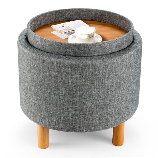 Pouf De Rangement Coffre Classique Capitonné Demi-cercle Velours - Banc - Bout de lit Pouf De Rangement Coffre Classique Capitonné Demi-cercle Velours - Banc - Bout de lit