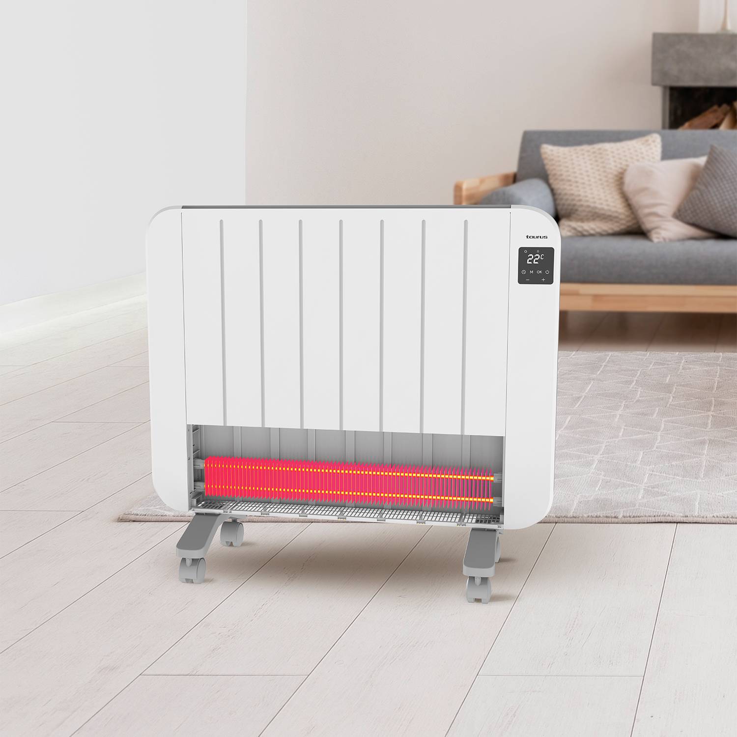 Radiateur électrique 2000w blanc PERSIA 2000 Taurus - Image 5