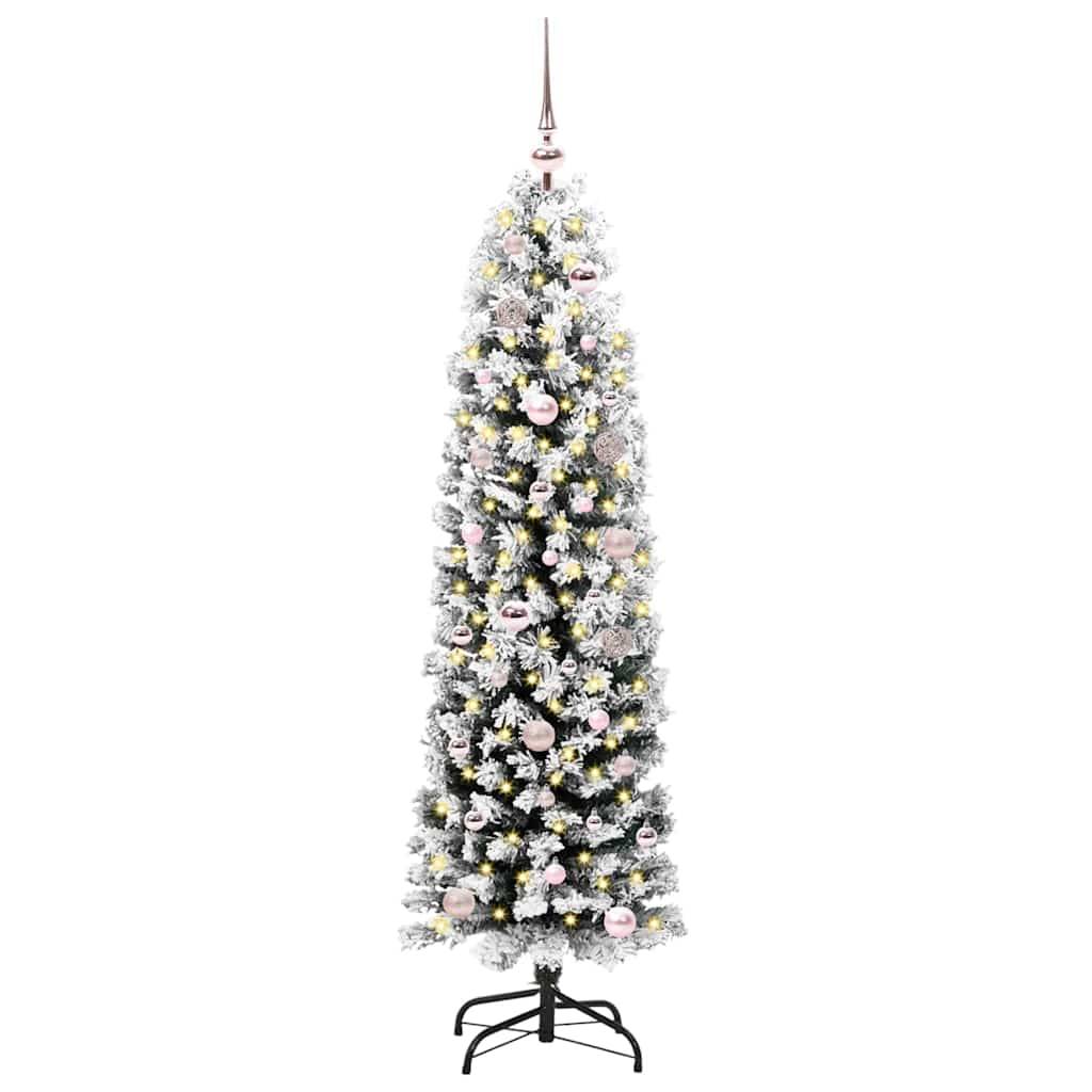 Sapin de Noël | Arbre de Noël artificiel Vert 150 cm PVC et acier et plastique Maison Chic - Image 1