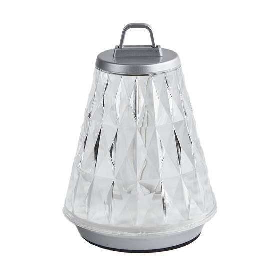 Lumisky - Lampe de table GLOWY Gris Plastique H16cm - Image 1