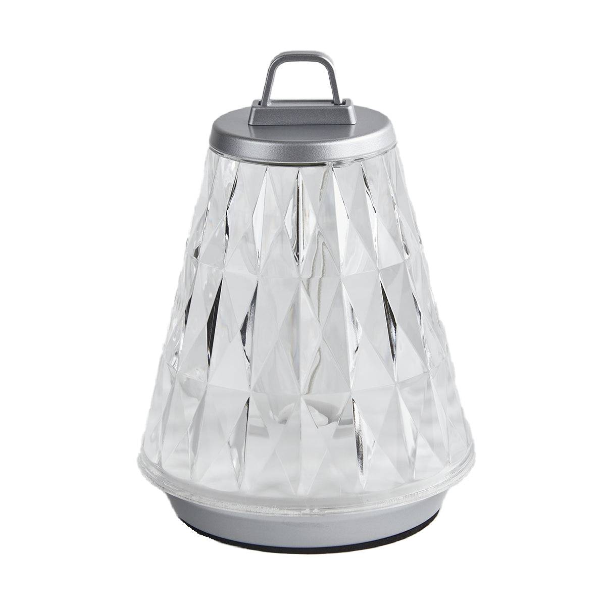 Lumisky - Lampe de table GLOWY Gris Plastique H16cm - Image 1