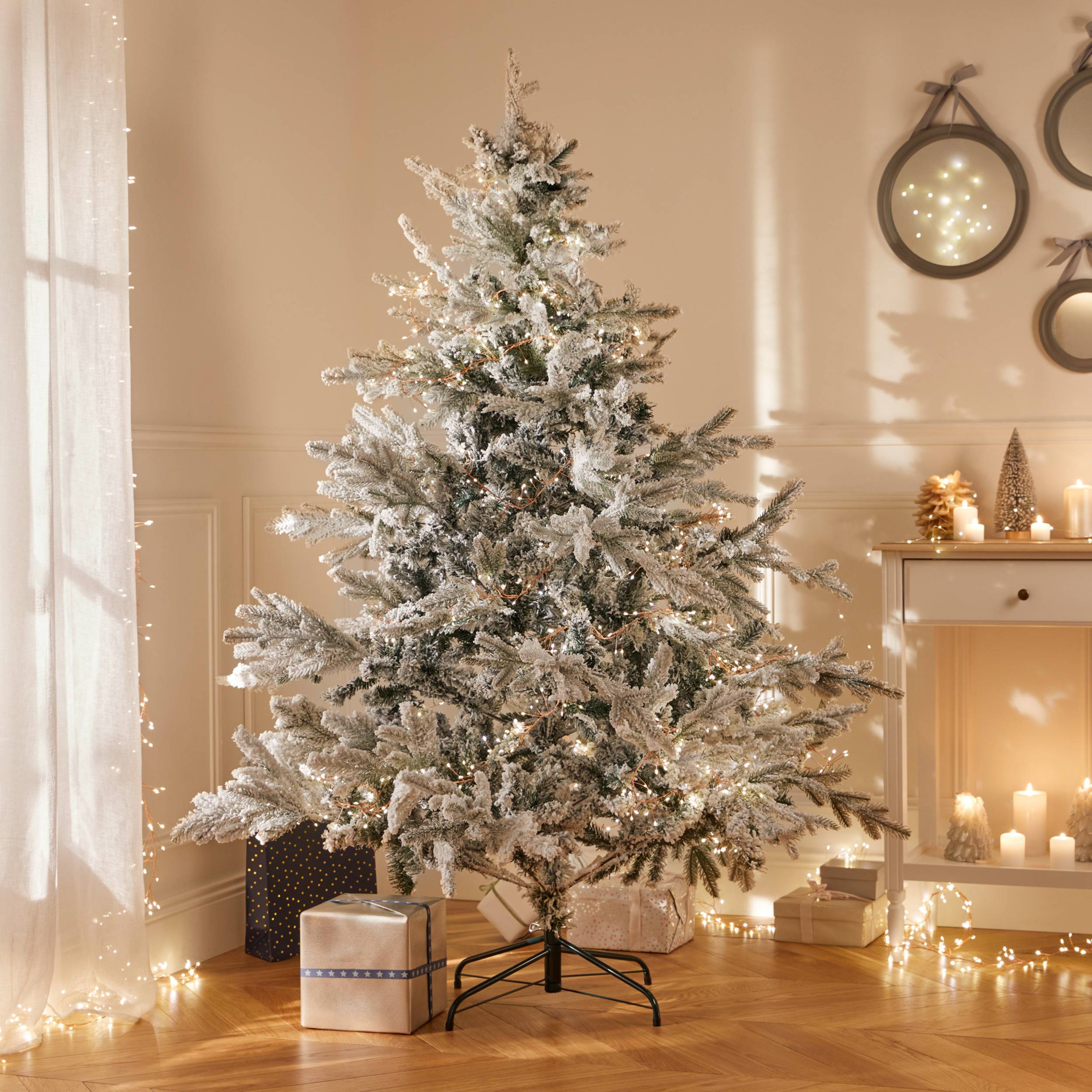Fééric Lights & Christmas - Sapin floqué Minnesota 150cm - Feeric Lights & Christmas - Image 1