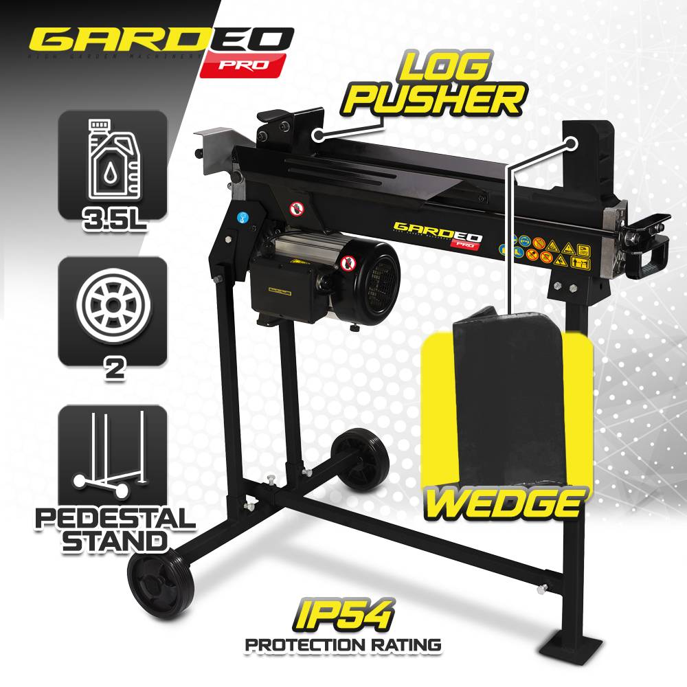 Gardeo Pro - Fendeur de bûches horizontal 2200 W - 6 tonnes sur pieds. - Image 3