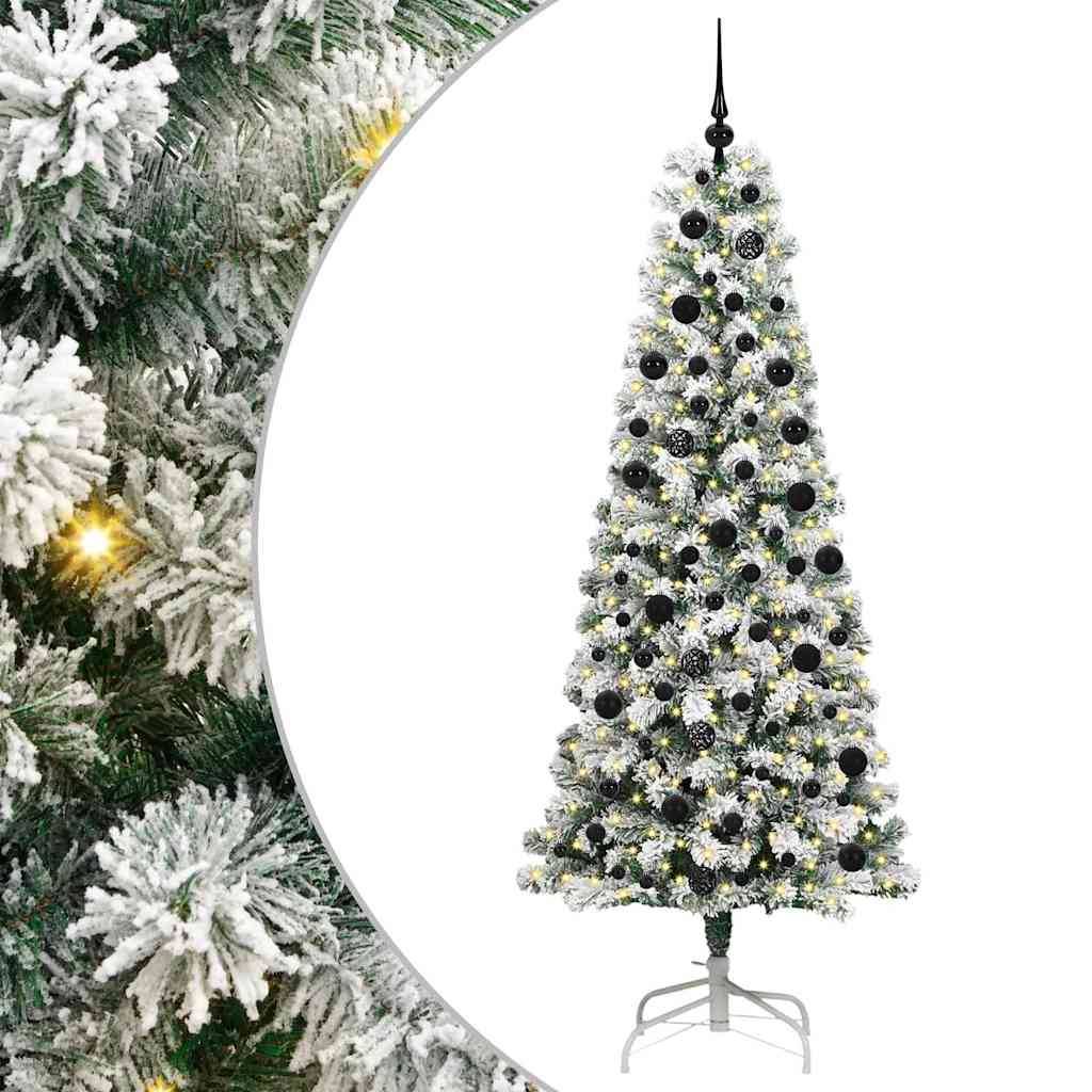Sapin de Noël | Arbre de Noël Artificiel à Branches Articulées 210 cm Maison Chic