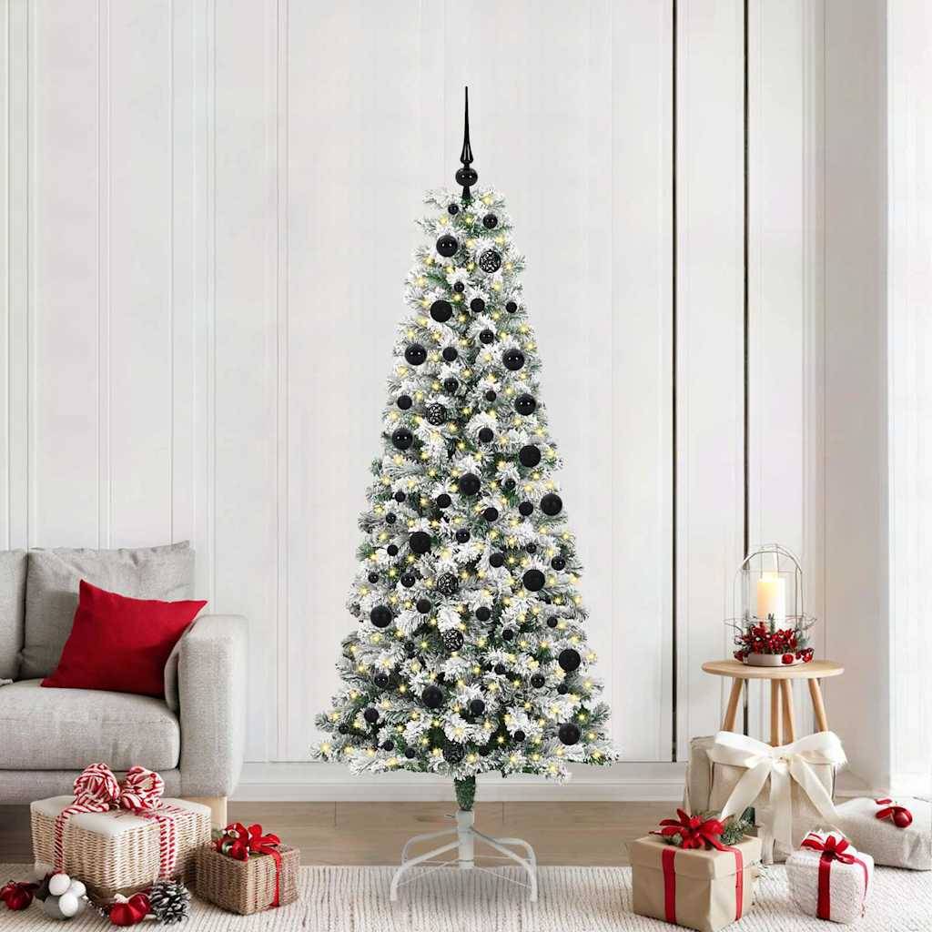 Sapin de Noël | Arbre de Noël Artificiel à Branches Articulées 210 cm Maison Chic - Image 2