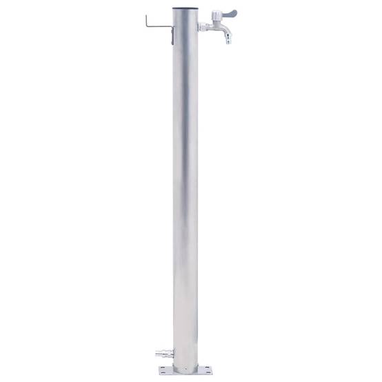 PANGIVO - Colonne à eau de jardin acier inoxydable argenté 23.5 x 7 x 60 cm, poids:1.6kg - PANGIVO - Image 3