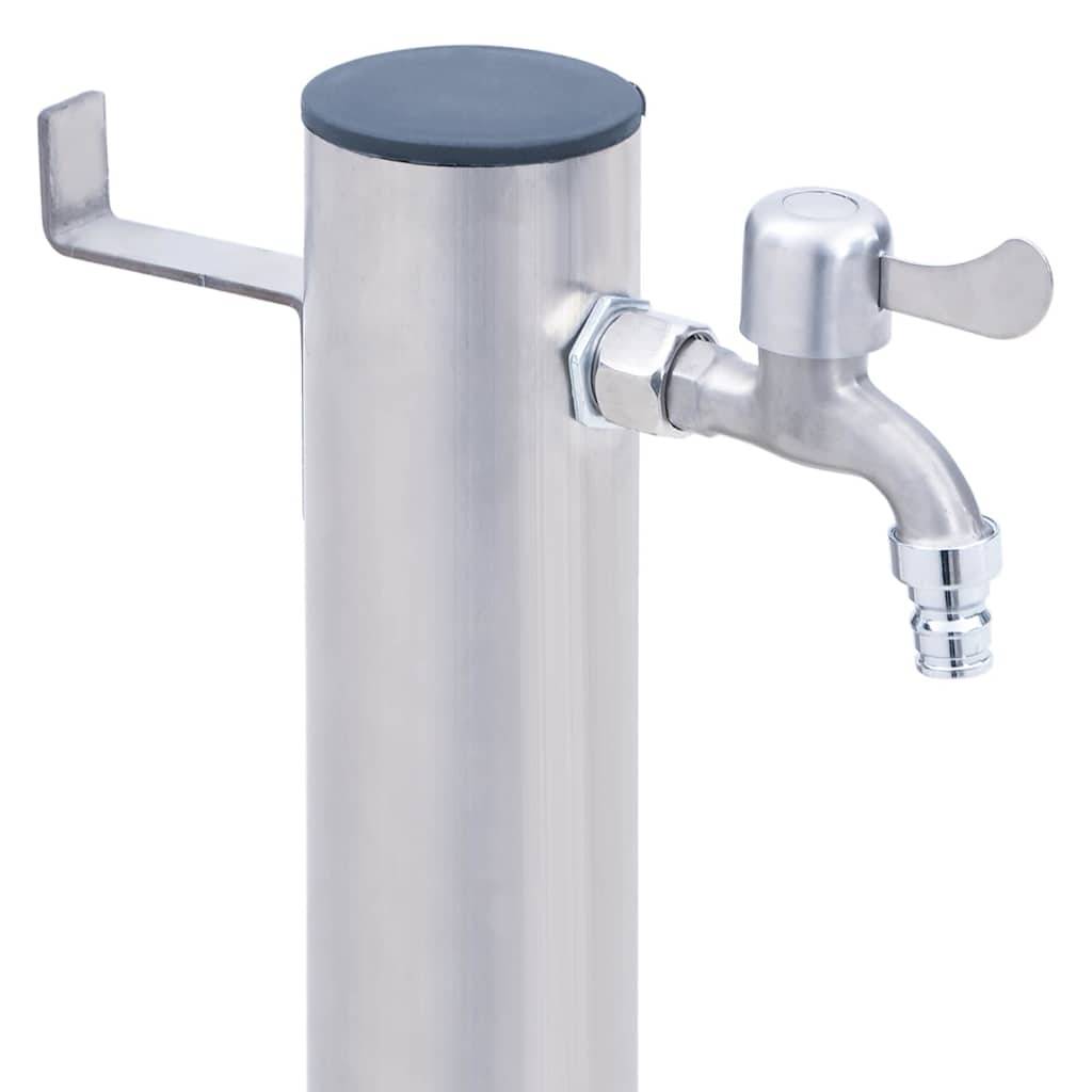 PANGIVO - Colonne à eau de jardin acier inoxydable argenté 23.5 x 7 x 60 cm, poids:1.6kg - PANGIVO - Image 6