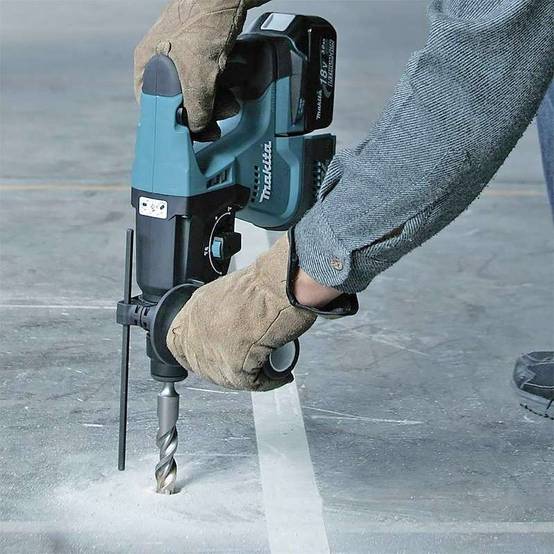 Perfo-burineur MAKITA SDS-Plus 18V Li-Ion 24 mm - Sans batterie, ni chargeur - DHR243ZJ - Image 6